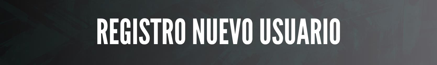 Alta nuevo usuario